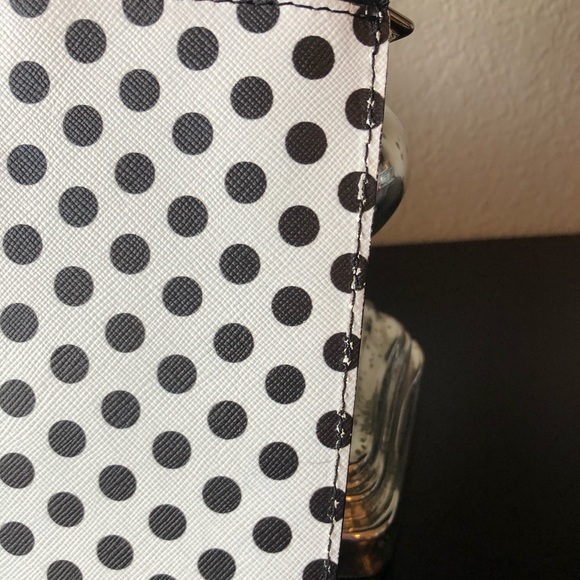 Furla Polka Dot Leather Zip Pouch EUC - Picture 8 of 12
